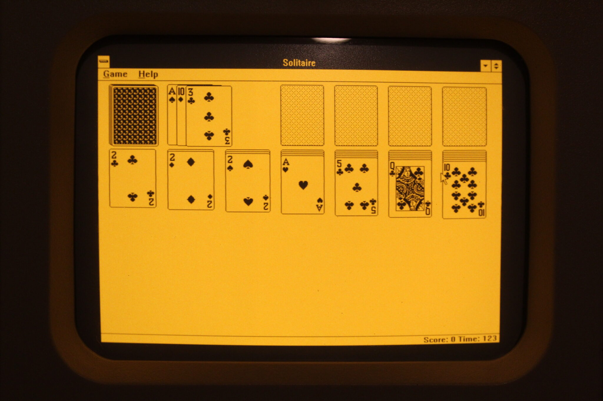 A CRT inside your PC STS amber monitor showcase United & Co